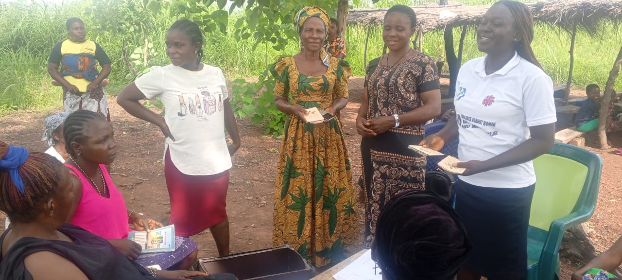 Caritas Gboko IDEAS Project SILC Groups Share Out Savings with Interest to IDP Women in Benue